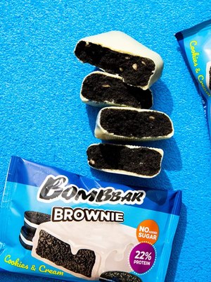 Набор протеинового печенья Bombbar Брауни печенье-крем