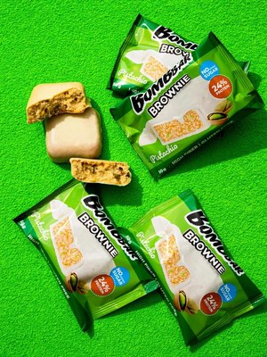 Набор протеинового печенья Bombbar Брауни с фисташкой