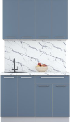 Кухонный гарнитур Интерлиния Мила Пластик 1.2 А - фото