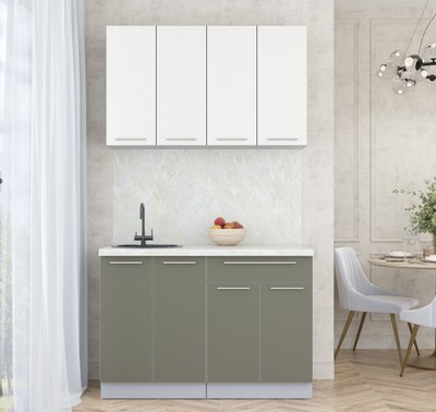 Кухонный гарнитур Интерлиния Мила Пластик 1.2 А