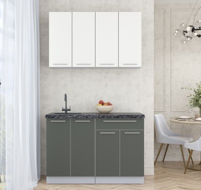 Кухонный гарнитур Интерлиния Мила Пластик 1.2 А