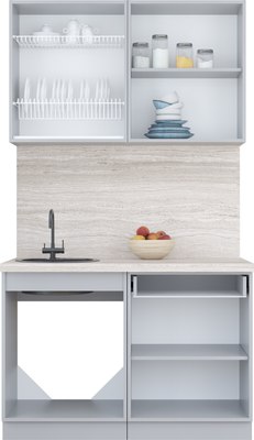Кухонный гарнитур Интерлиния Мила Пластик 1.2 А
