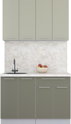 Кухонный гарнитур Интерлиния Мила Пластик 1.2 А - фото