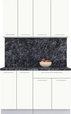 Кухонный гарнитур Интерлиния Мила Пластик 1.3 А - фото