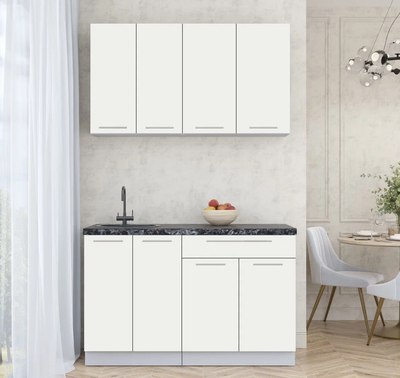 Кухонный гарнитур Интерлиния Мила Пластик 1.3 А