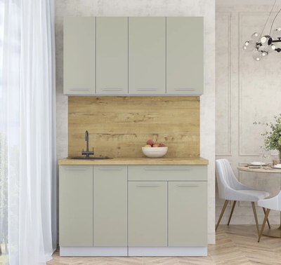 Кухонный гарнитур Интерлиния Мила Пластик 1.3 А