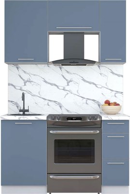 Кухонный гарнитур Интерлиния Мила Пластик 1.4 А - фото