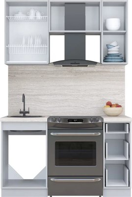 Кухонный гарнитур Интерлиния Мила Пластик 1.4 А