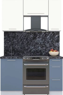 Кухонный гарнитур Интерлиния Мила Пластик 1.4 А - фото