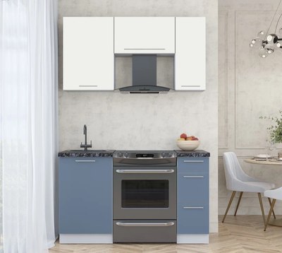 Кухонный гарнитур Интерлиния Мила Пластик 1.4 А