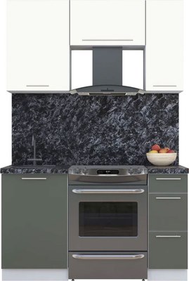 Кухонный гарнитур Интерлиния Мила Пластик 1.4 А - фото