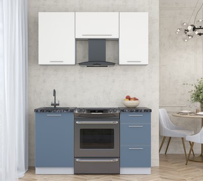 Кухонный гарнитур Интерлиния Мила Пластик 1.5 А