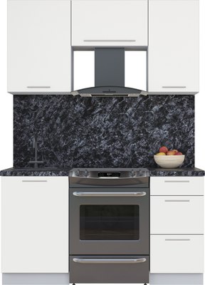 Кухонный гарнитур Интерлиния Мила Пластик 1.5 А - фото