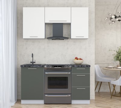 Кухонный гарнитур Интерлиния Мила Пластик 1.5 А