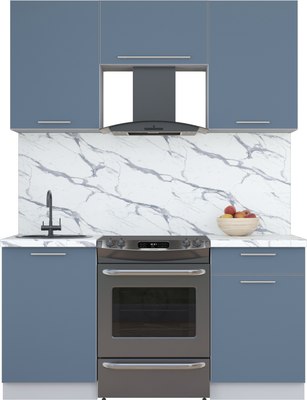 Кухонный гарнитур Интерлиния Мила Пластик 1.6 А - фото