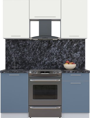 Кухонный гарнитур Интерлиния Мила Пластик 1.6 А - фото