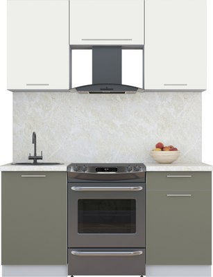 Кухонный гарнитур Интерлиния Мила Пластик 1.6 А - фото