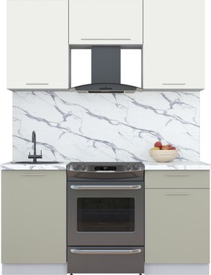 Кухонный гарнитур Интерлиния Мила Пластик 1.6 А - фото