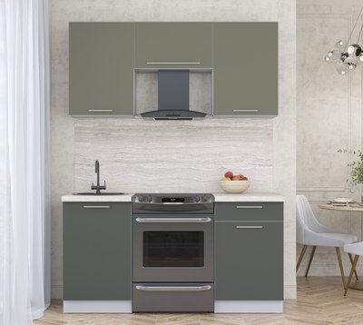 Кухонный гарнитур Интерлиния Мила Пластик 1.6 А