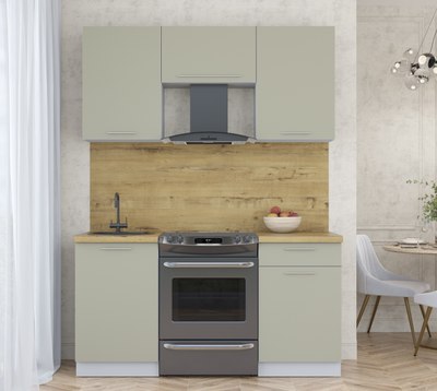 Кухонный гарнитур Интерлиния Мила Пластик 1.6 А