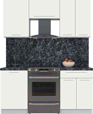 Кухонный гарнитур Интерлиния Мила Пластик 1.7 А - фото