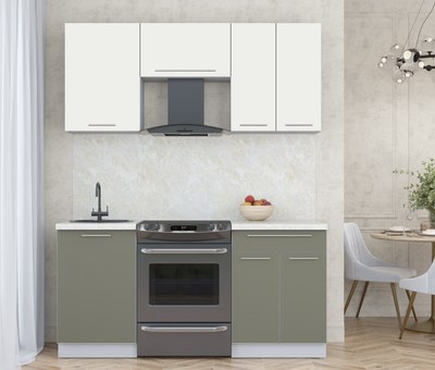 Кухонный гарнитур Интерлиния Мила Пластик 1.7 А