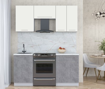 Кухонный гарнитур Интерлиния Мила Пластик 1.7 А