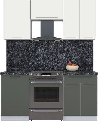 Кухонный гарнитур Интерлиния Мила Пластик 1.7 А - фото