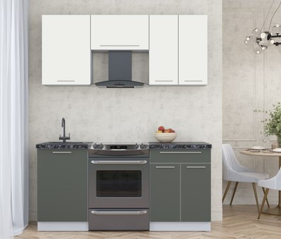 Кухонный гарнитур Интерлиния Мила Пластик 1.7 А