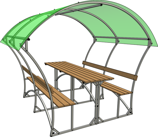 Беседка ИМпласт Сфера 25x25мм / 15047 - фото