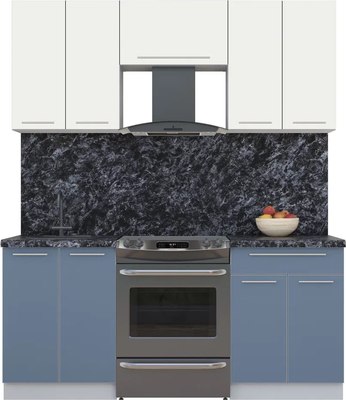 Кухонный гарнитур Интерлиния Мила Пластик 1.8 А - фото