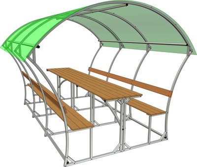 Беседка ИМпласт Сфера 25x25мм / 15049 - фото