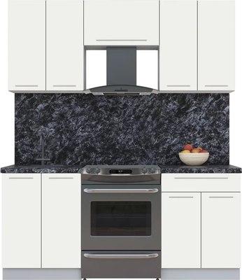 Кухонный гарнитур Интерлиния Мила Пластик 1.8 А - фото