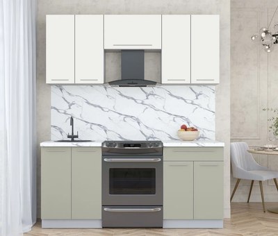 Кухонный гарнитур Интерлиния Мила Пластик 1.8 А