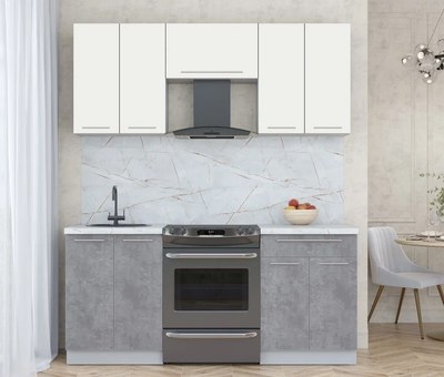 Кухонный гарнитур Интерлиния Мила Пластик 1.8 А