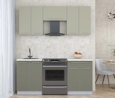 Кухонный гарнитур Интерлиния Мила Пластик 1.8 А