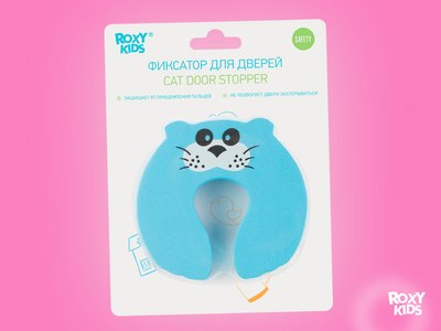 Дверной стоппер ROXY-KIDS Кот. Этиленвинилацетат / RDF-003