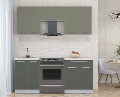 Кухонный гарнитур Интерлиния Мила Пластик 1.9 А