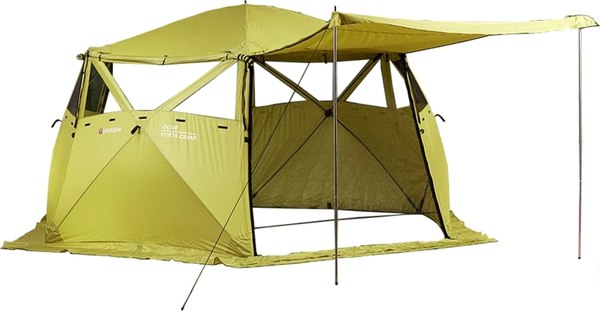 Туристический шатер Higashi Yurta Сamp Olive II Кухня-шатер / 03457 - фото