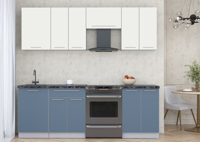 Кухонный гарнитур Интерлиния Мила Пластик 2.3 А