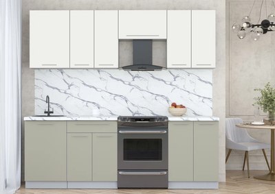 Кухонный гарнитур Интерлиния Мила Пластик 2.3 А