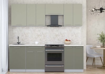 Кухонный гарнитур Интерлиния Мила Пластик 2.3 А