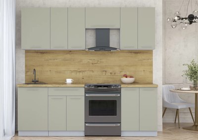 Кухонный гарнитур Интерлиния Мила Пластик 2.3 А