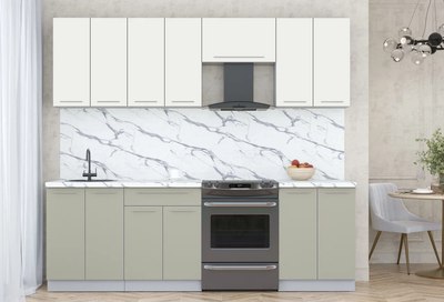 Кухонный гарнитур Интерлиния Мила Пластик 2.4 А