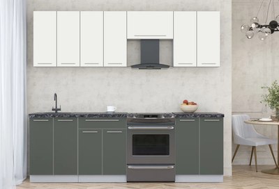 Кухонный гарнитур Интерлиния Мила Пластик 2.4 А