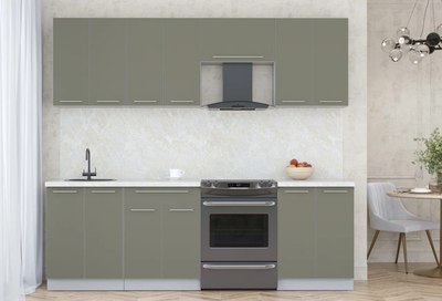 Кухонный гарнитур Интерлиния Мила Пластик 2.4 А