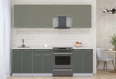 Кухонный гарнитур Интерлиния Мила Пластик 2.4 А