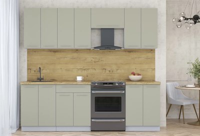 Кухонный гарнитур Интерлиния Мила Пластик 2.4 А