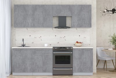 Кухонный гарнитур Интерлиния Мила Пластик 2.4 А