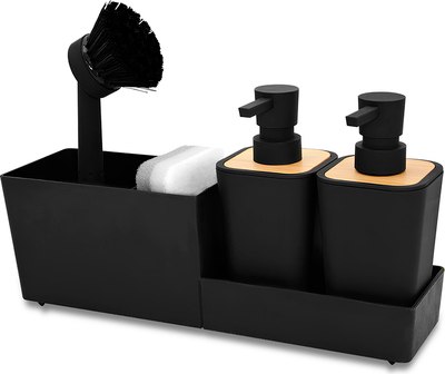 Дозатор моющего средства с губкой Homy Harmony Set HS01 - фото